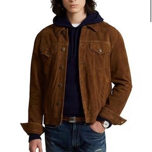 Polo Ralph Lauren Suede Trucker Jacket